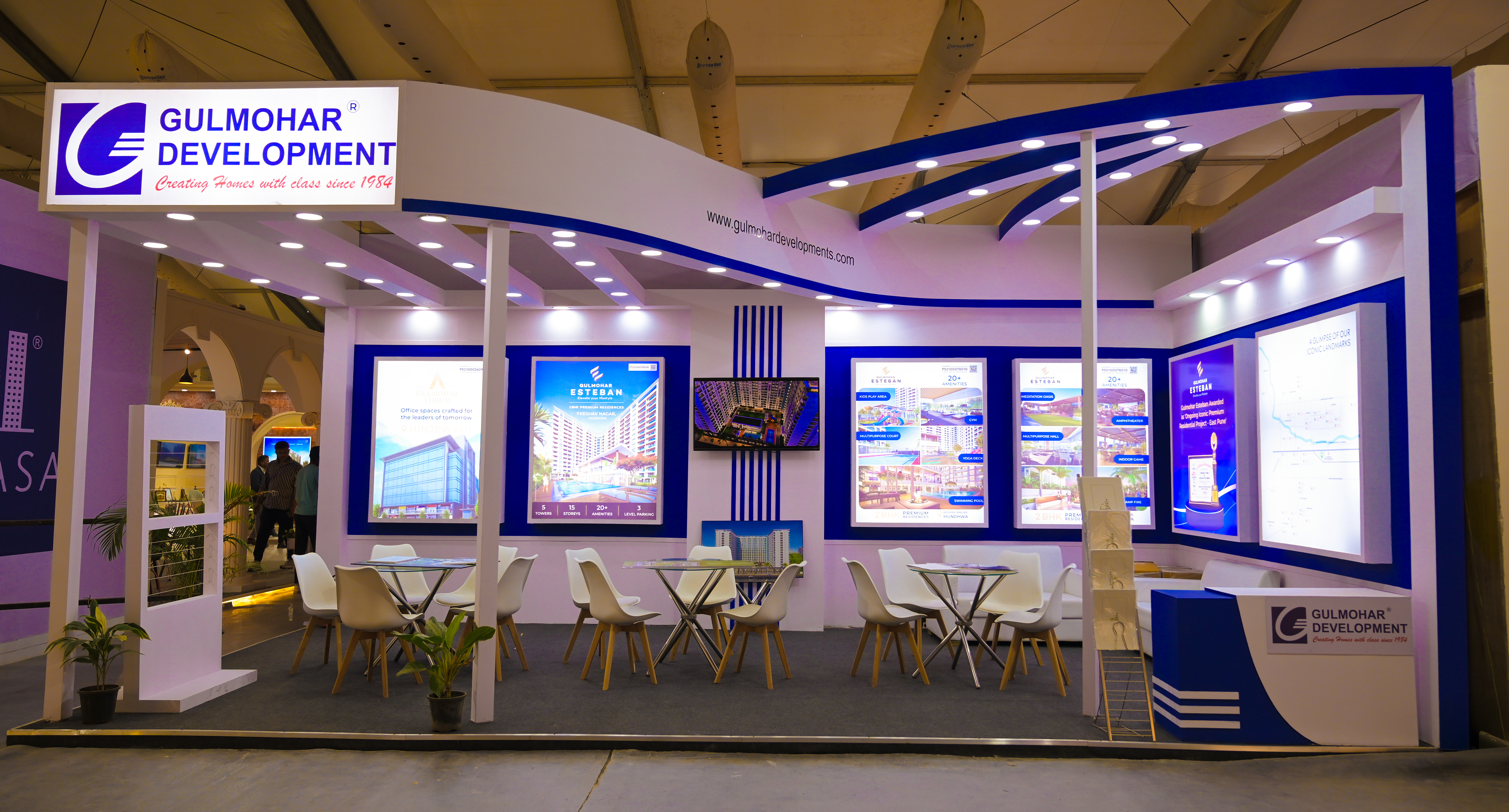 Gulmohar Development - Exhibition stall designed by Koncepts Work, photographed by IRPR Agency